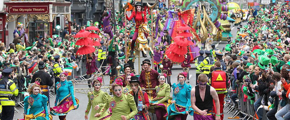 La parade de la Saint Patrick en 2011. AFP PHOTO/Peter Muhly